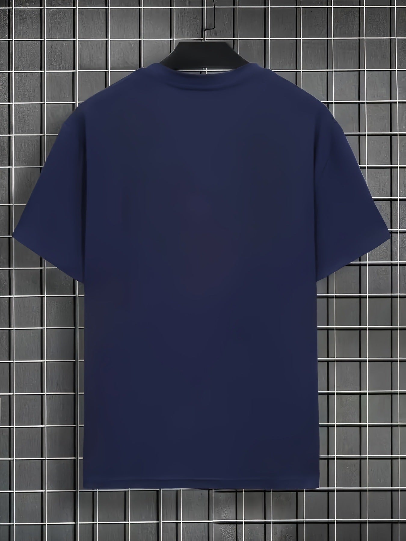 Men's V-neck T-shirt Smooth Black